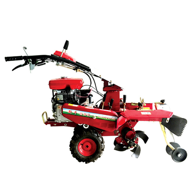 Gear Transmission Farm Cultivator Engenheiro de gasolina Push manual Mini Tiller Para Ditching