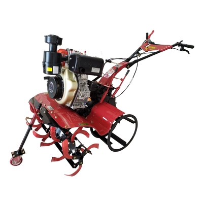 Transmissão de engrenagem de novo design com tração nas quatro rodas Mini Tiller rotativo para casa 190*96*90cm