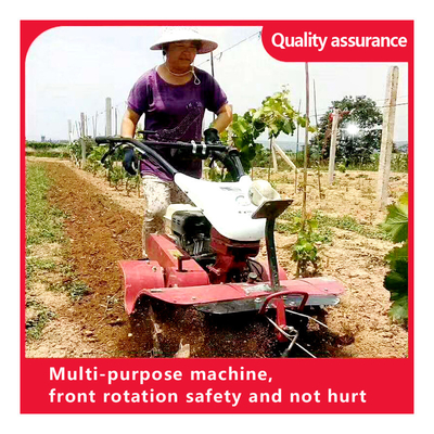 4WD Mini Power Tiller 7hp Pequeno rotativo cultivador de ervas daninhas para cultivo preciso