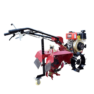 Máquina de cultivo de alto nível de segurança Diesel Mini Power Tiller com largura superior a 10 cm