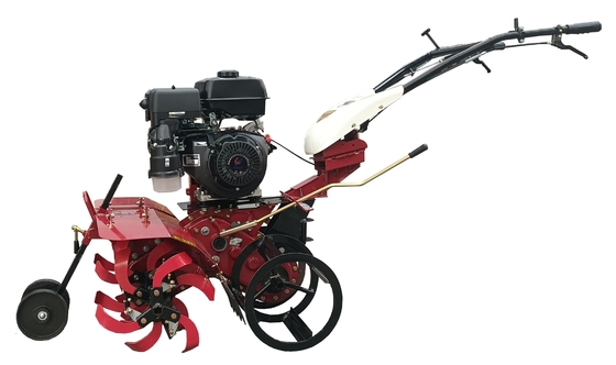 Largura de trabalho ajustável 45-85cm Mini Power Tiller Cultivator com função de rugido
