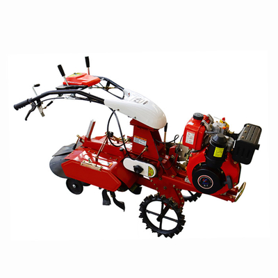 Cultivador de trincheira de motor diesel com largura de remoção ajustável para agricultura precisa