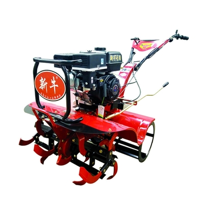 Largura de trabalho ajustável 45-85cm Mini Tiller com engrenagem automática e transmissão de correia