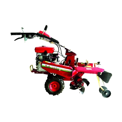 Mini Micro Rotary Walking Trencher Machine com transmissão de engrenagens para opção de remoção de terra
