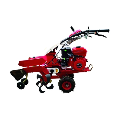 Mini Micro Rotary Walking Trencher Machine com transmissão de engrenagens para opção de remoção de terra