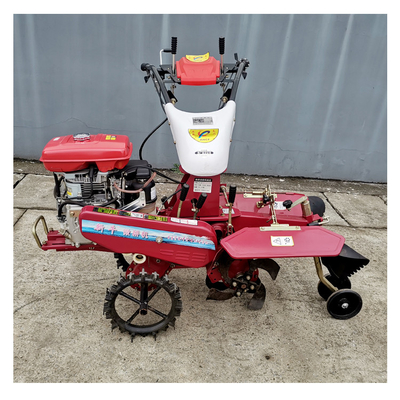 Mini Micro Rotary Walking Trencher Machine com transmissão de engrenagens para opção de remoção de terra