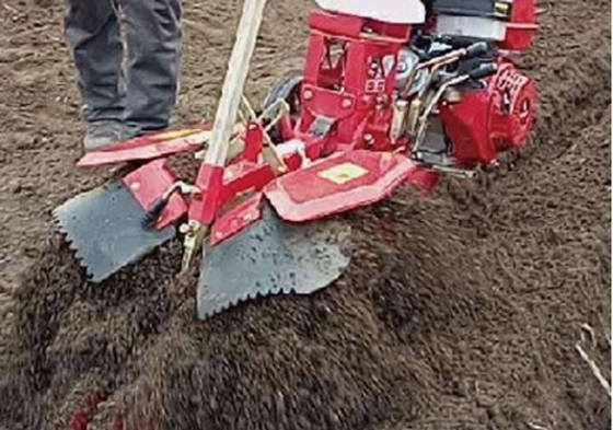 Estrutura do motor 4-takt Ditching Mini Power Tillage para 150 kg de carga e agricultura