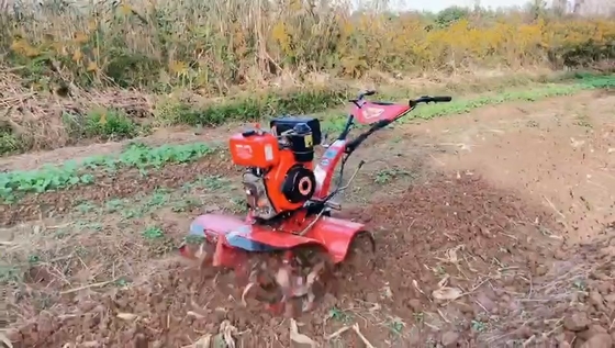 Garden 7HP Mini Tiller Farm Cultivator Velocidade de trabalho de 4KM / h para a máxima produtividade