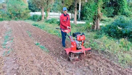 Garden 7HP Mini Tiller Farm Cultivator Velocidade de trabalho de 4KM / h para a máxima produtividade