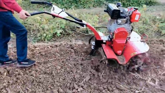 Garden 7HP Mini Tiller Farm Cultivator Velocidade de trabalho de 4KM / h para a máxima produtividade