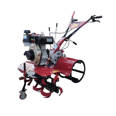 Ligeiro e compacto 173F Motor diesel cultivador de tração nas quatro rodas para pequenas fazendas