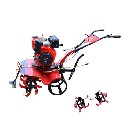 Máquina de diesel acessível Mini Power Tiller para erva daninha em casa Características opcionais