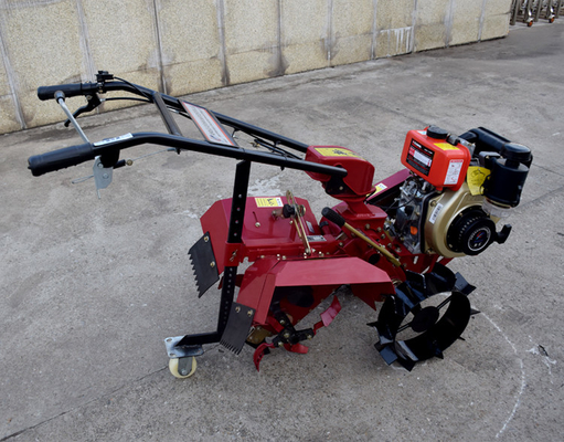 65 KG Multipurpose Diesel Engine Tiller Cultivator para vegetais e pomares durável