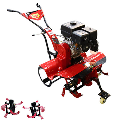 Energia- Motor de gasolina Tiller 4WD para campo de arroz e terra seca largura de remoção ajustável