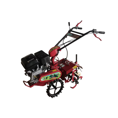 177F Motor a gasolina com tração nas quatro rodas Mini Power Tiller Cultivator para fazenda e jardim
