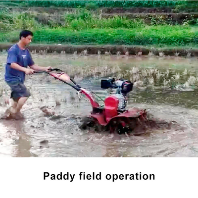 160*62*108cm Motor a gasolina 4x4 Tiller de potência para agricultura
