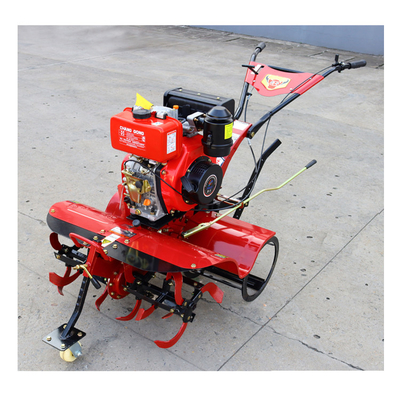 65 KG Multifunção de tração nas quatro rodas Terra e Água Duas- Ervas daninhas Mini Power Tiller