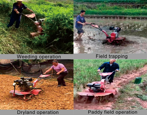 Transforme sua experiência agrícola com máquina rotativa de cultivo de solo arrefecida a ar