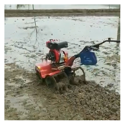 Forte e durável 170F Mini Power Tiller Cultivator para ambos os campos de arroz e terra seca