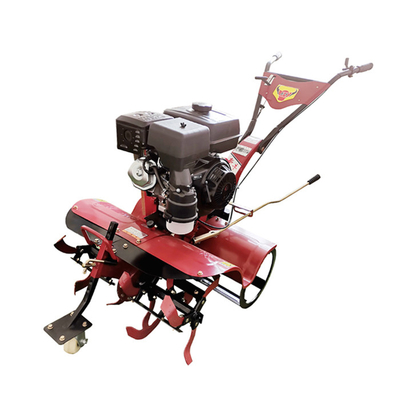 Motor de gasolina 170F de tração nas quatro rodas Mini Power Tiller Cultivator para fazenda e jardim