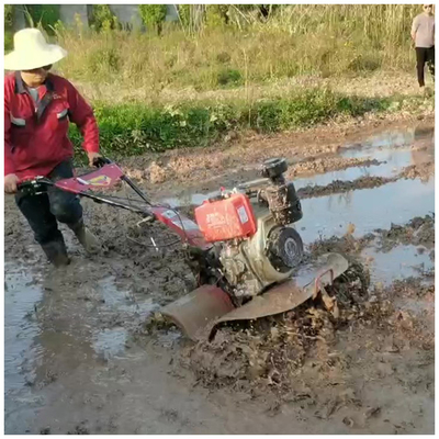 Tipo de combustível 186F 192F Mini Tiller pesado para terra dura Alto nível de segurança