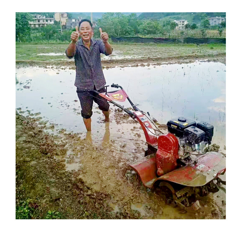 45-85cm Largura de trabalho Motor de gasolina Mini cultivador Tiller rotativo para fácil operação