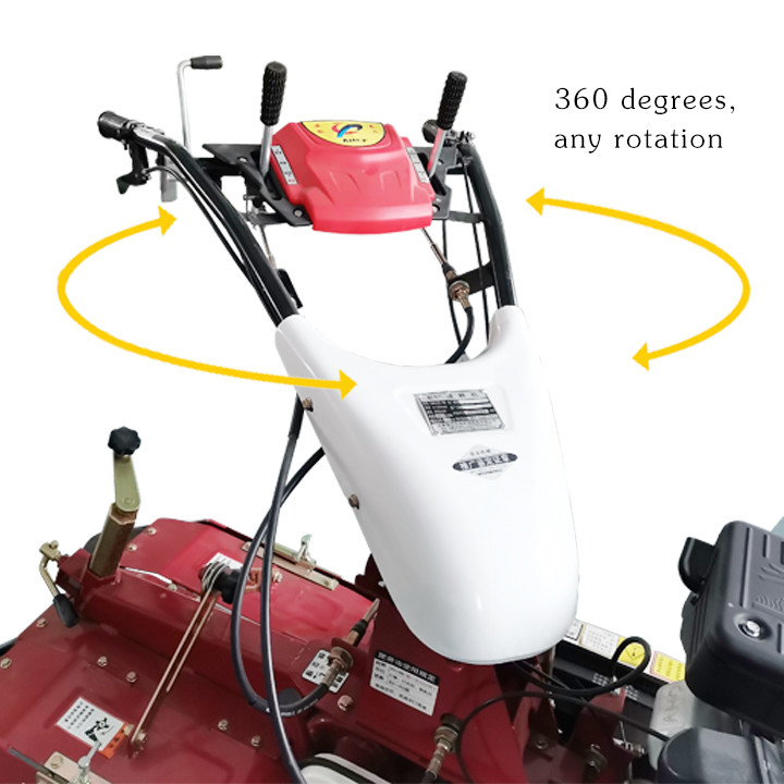 Gear Transmission Farm Cultivator Engenheiro de gasolina Push manual Mini Tiller Para Ditching
