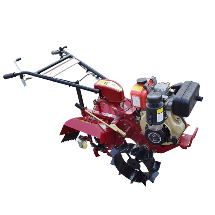 4 km/h Velocidade de trabalho Multipurpose Diesel Orchard Cultivator para manutenção de pomares
