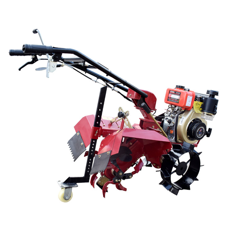 Tipo de potência diesel de 4 kW Mini cultivador para equipamento de tração nas quatro rodas