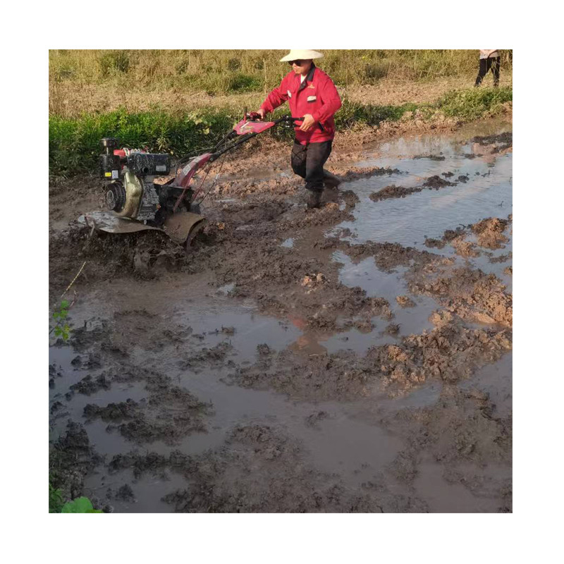 Casa 75 KG Novo motor de gasolina com tração nas quatro rodas Mini Power Tiller Cultivator