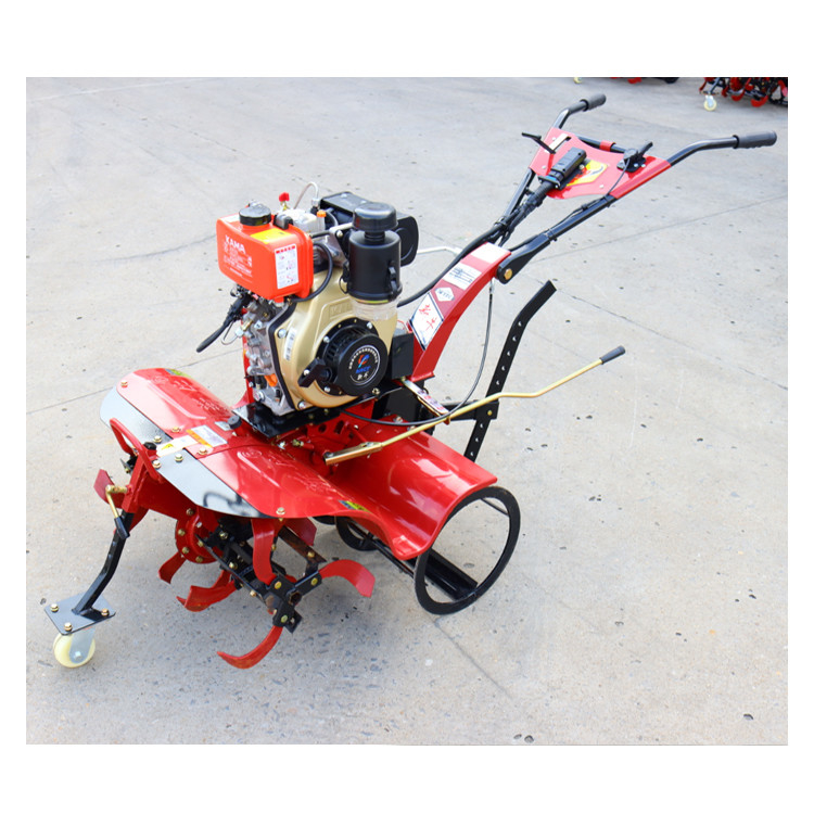 Motor de gasolina Mini Power Tiller para equipamento agrícola a 4 km/h de velocidade de trabalho