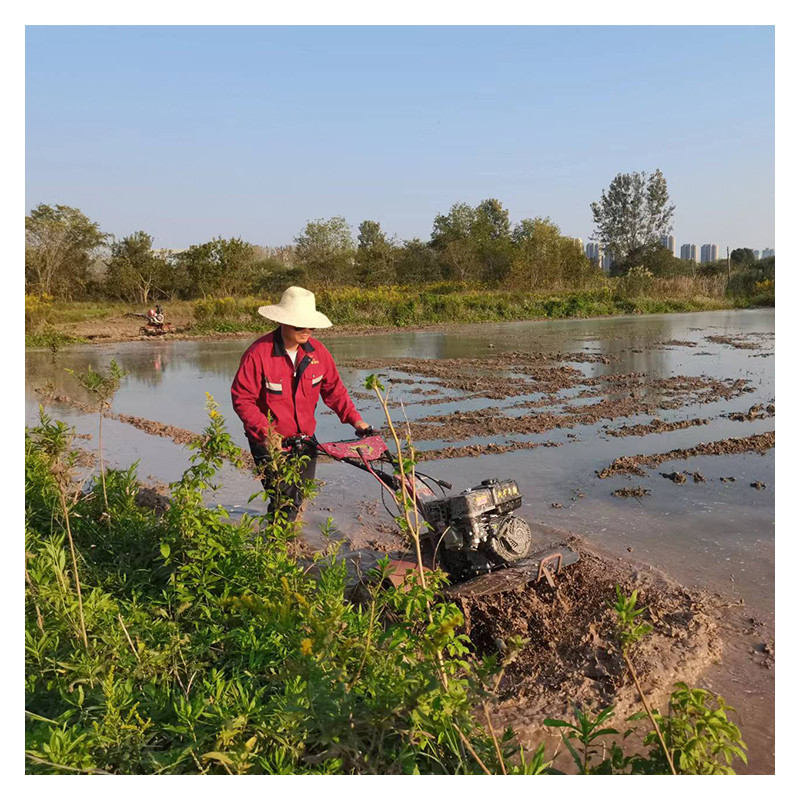 Alto Nível de Segurança 4WD Paddy Field Tilling Light 170F Cultivator Primeira escolha para agricultores
