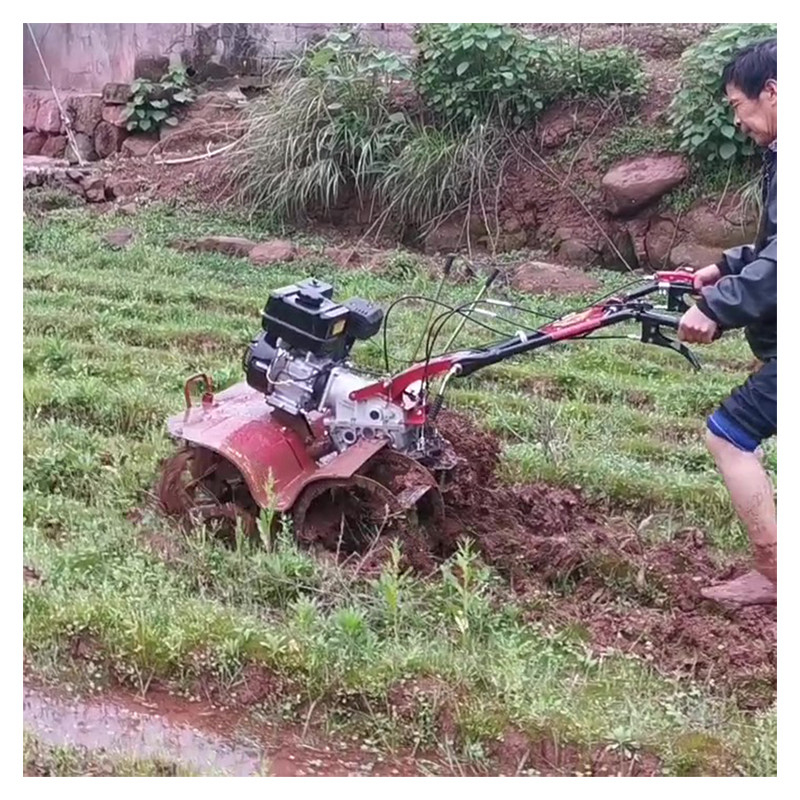 Equipamento agrícola Luz 170F Motor de gasolina Power Tiller para jardim 1100*1050*880mm