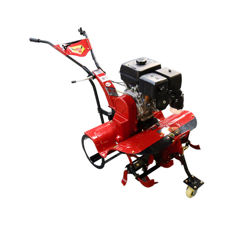 Energia- Motor de gasolina Tiller 4WD para campo de arroz e terra seca largura de remoção ajustável