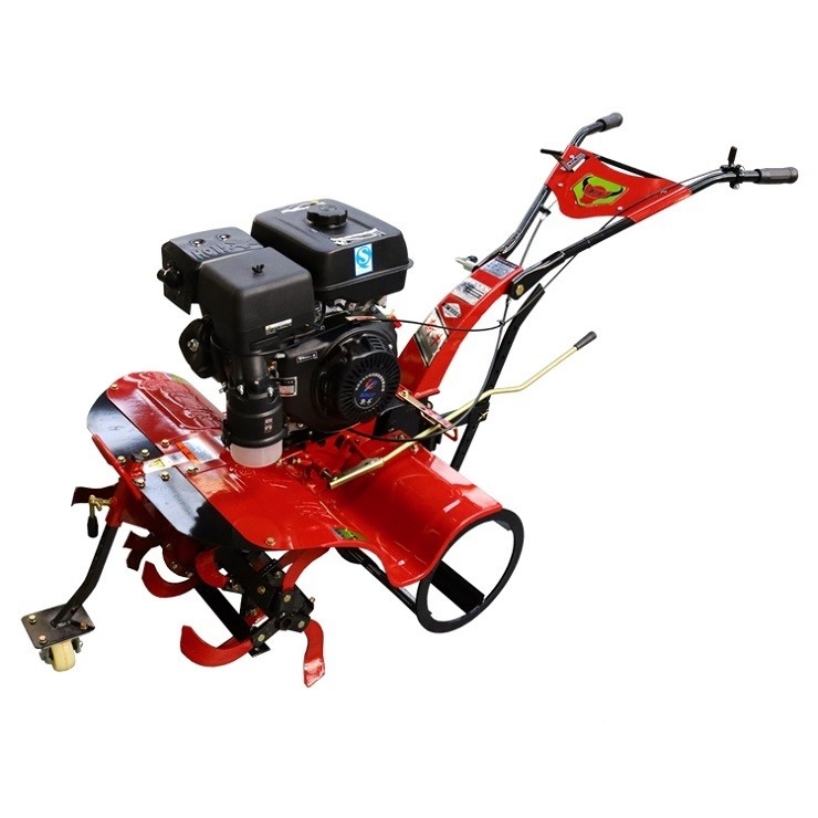 Tiller de hortelã de quatro rodas de tração directa de 4 kW para terras secas e campos de arroz