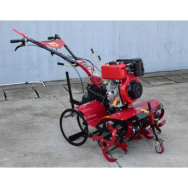 Tipo de combustível 186F 192F Mini Tiller pesado para terra dura Alto nível de segurança